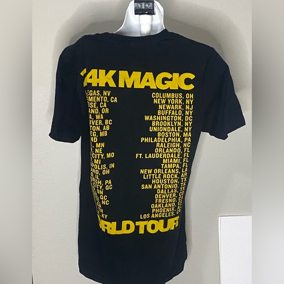 Bruno Mars 24K Magic tour T-shirt Adult M - Picture 2 of 5